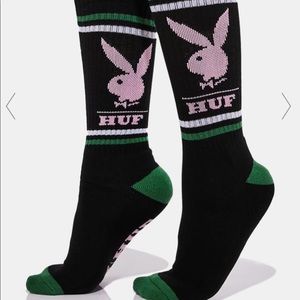HUF Playboy Rabbit Head Crew Socks NWT